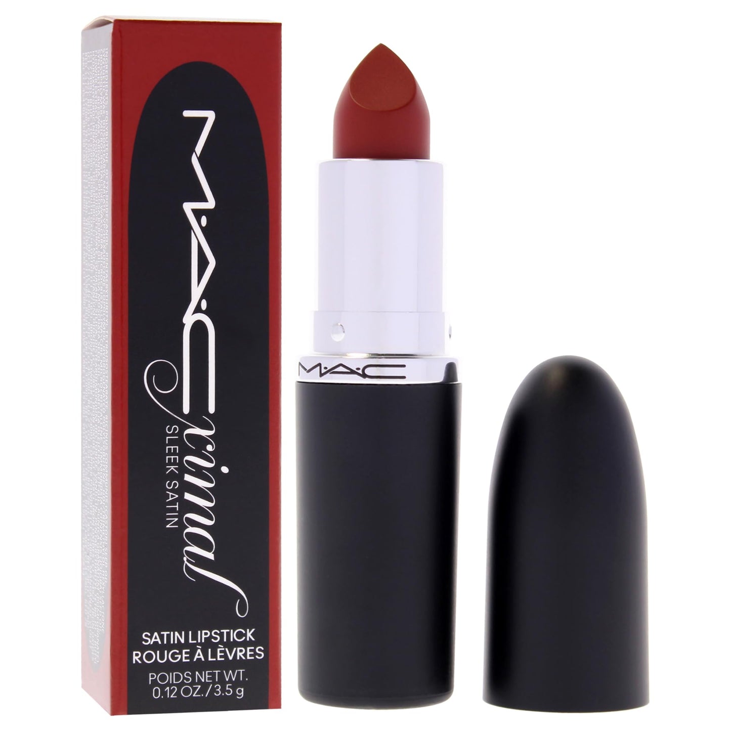 MAC M·A·Cximal Sleek Satin Lipstick, Dubonnet, 0.12 Ounces