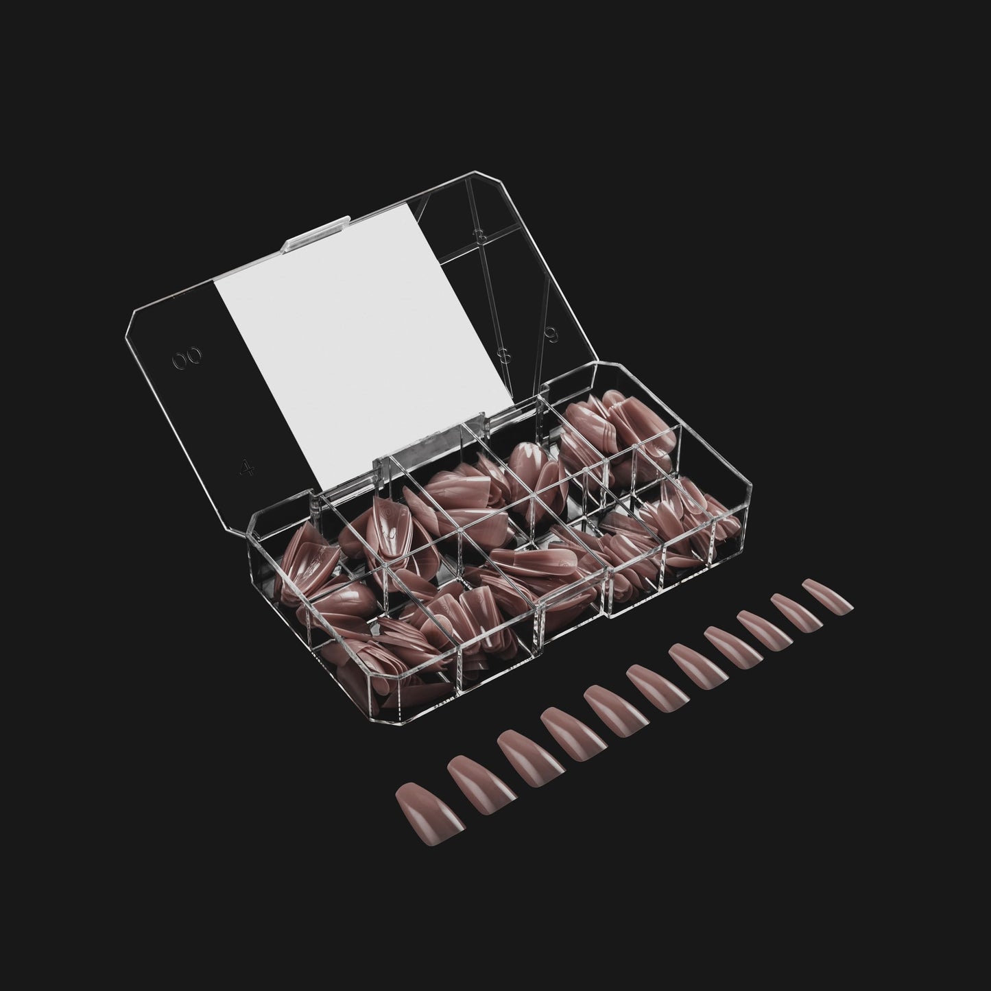Apres Neutrals Gel-X Mia Box Of Press On Nails, 11 Sizes 00-9, Soft Gel Nail Tip Box (150pcs) (Natural Coffin Medium, 150pcs) Beauty & Personal Care APRÉS