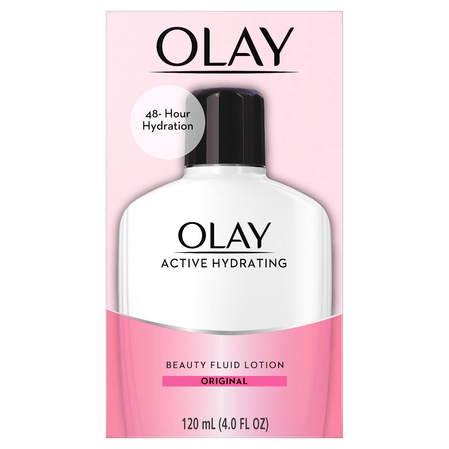 Olay Active Hydrating Beauty Fluid, Original, 4 Fl Oz (Pack of 1)