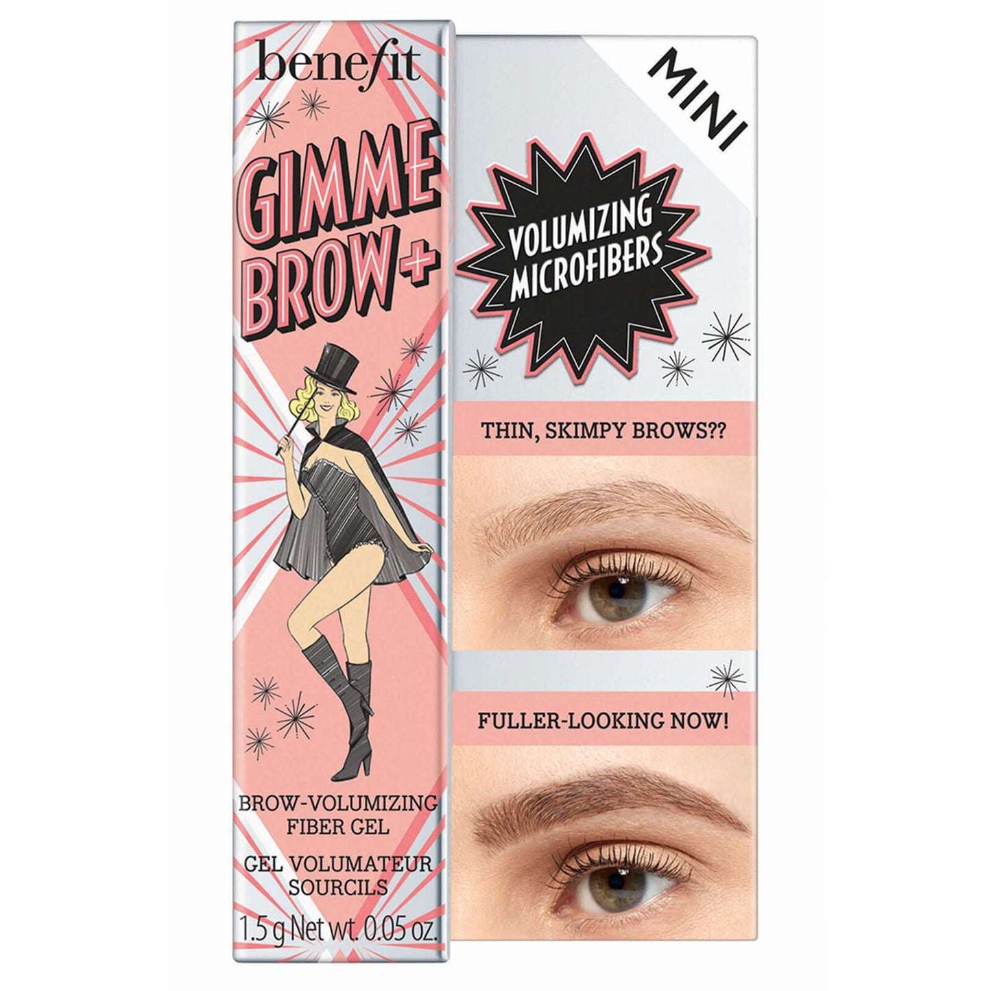 Benefit Cosmetics Mini Gimme Brow+ Tinted Volumizing Eyebrow Gel 3.75