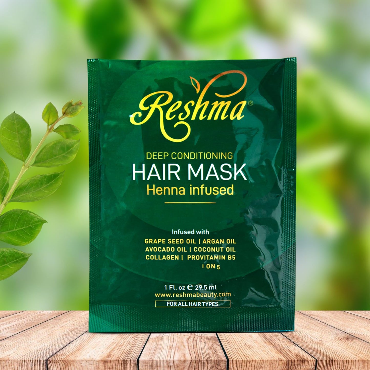 Reshma Beauty Deep Conditioning Hair Mask |Hair Treatment Infused with Collagen & Pro-Vitamin B5|Restorating & Nourishing for All Hair Types | (Pack
