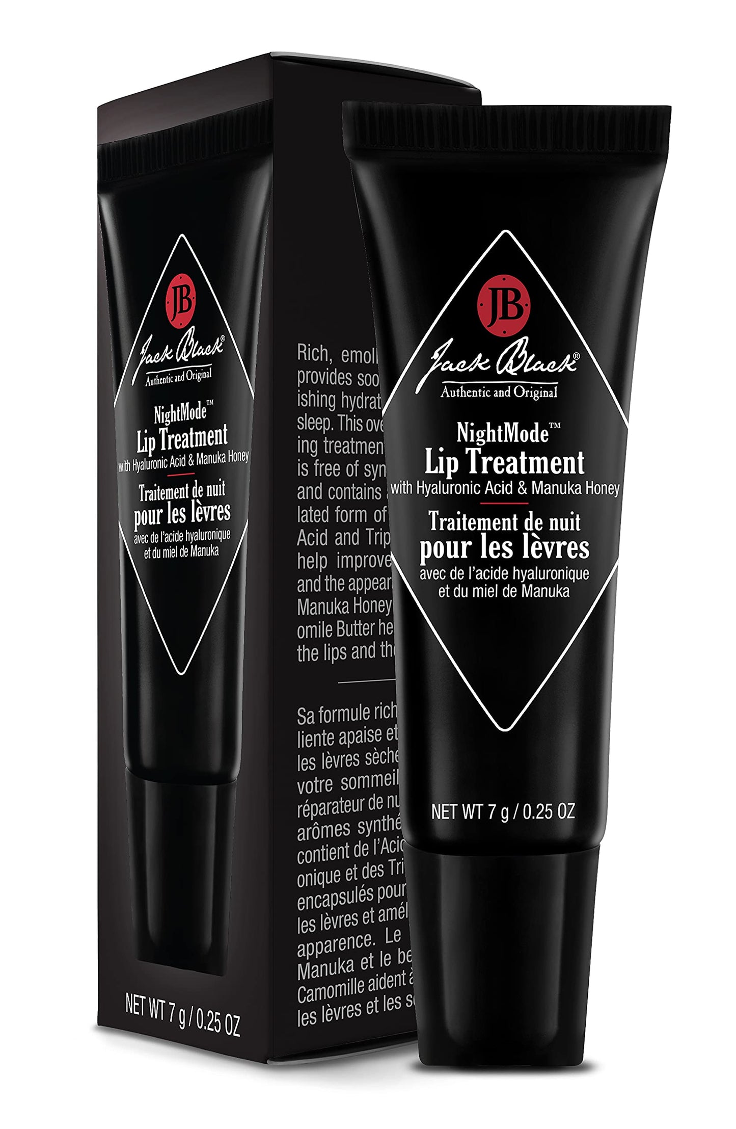 Jack Black NightMode Lip Treatment - Overnight Lip Treatment, Hydrating Lip Mask Overnight, Lip Hydration Treatment, Lip Moisturizer Overnight, Night