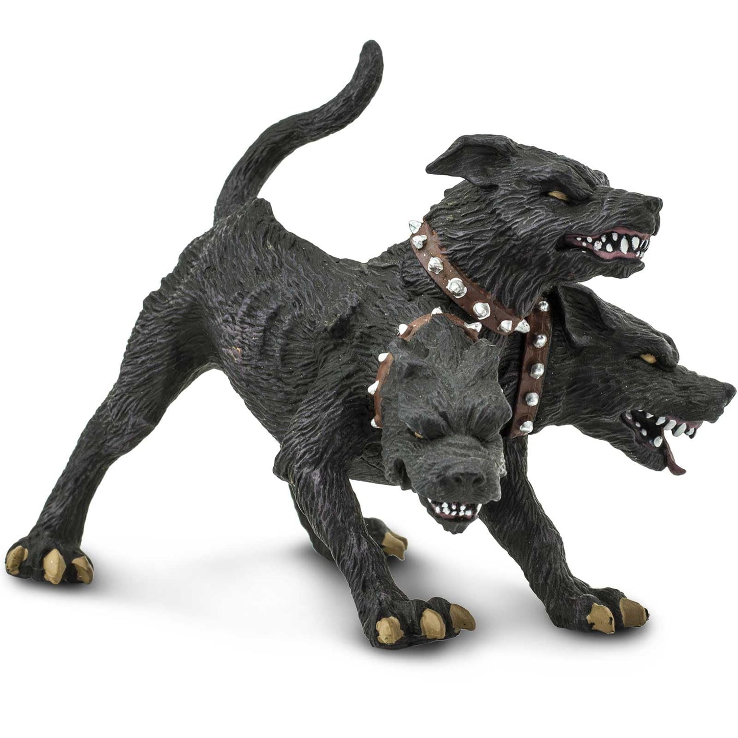 Safari Ltd. Cerberus Figurine - Hand-Painted 4.75" Three-Headed Dog Figure - Fun Educational Toy for Boys, Girls & Kids Age 3+