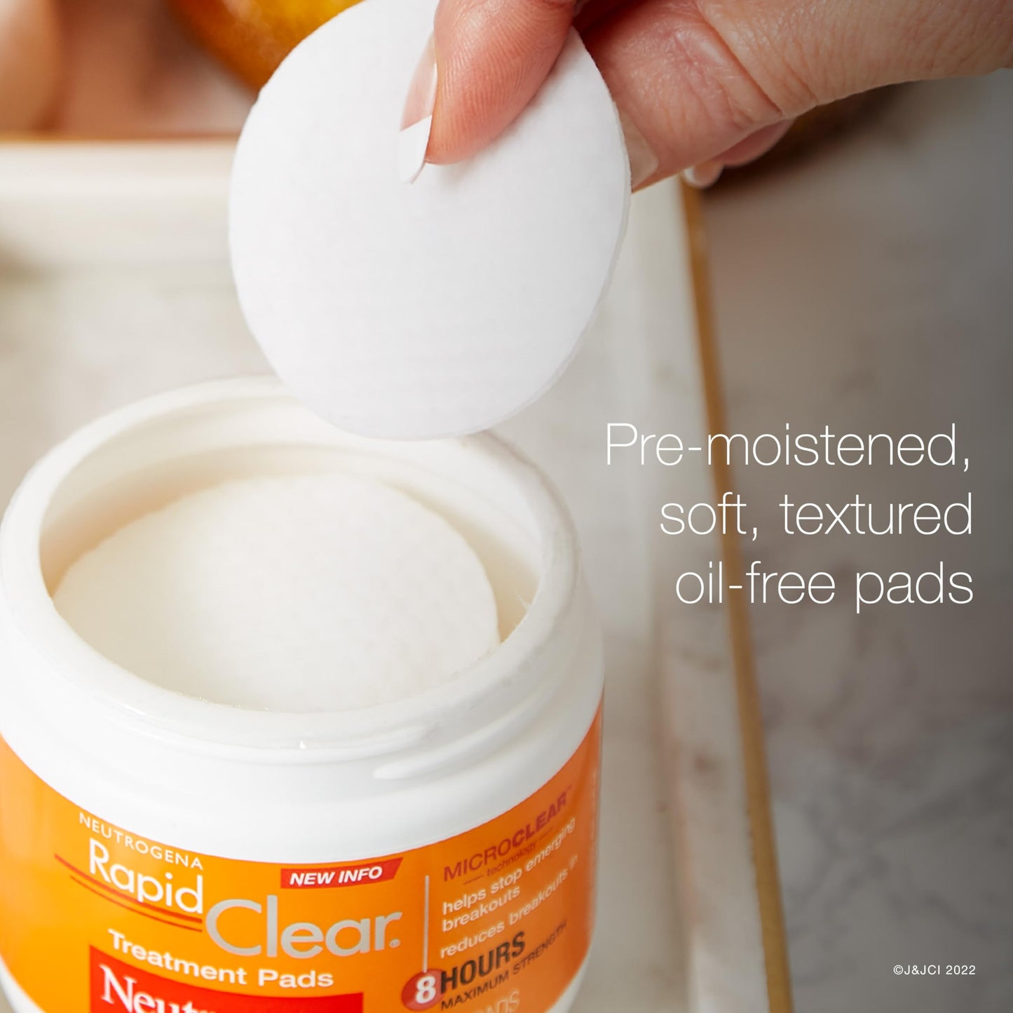 Neutrogena Rapid Clear Treatment Pads, 60 Count (Pack of 3)
