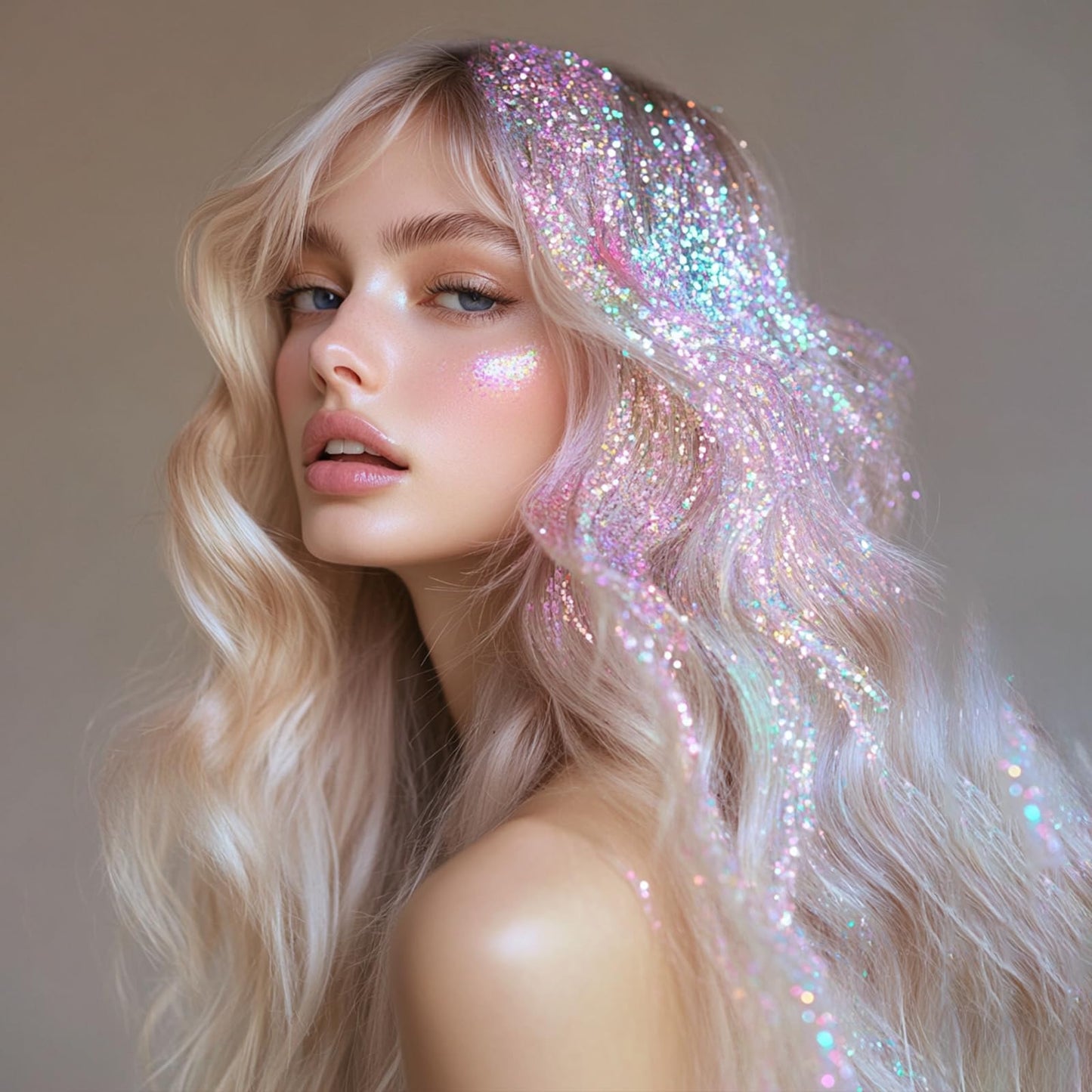 14 Colors Body Glitter,Face Glitter Makeup for Kids Women,Sparkly Chunky Hair Glitter for Eye Lip Nails,Mardi Gras Glitter Makeup Face Paint,Singer