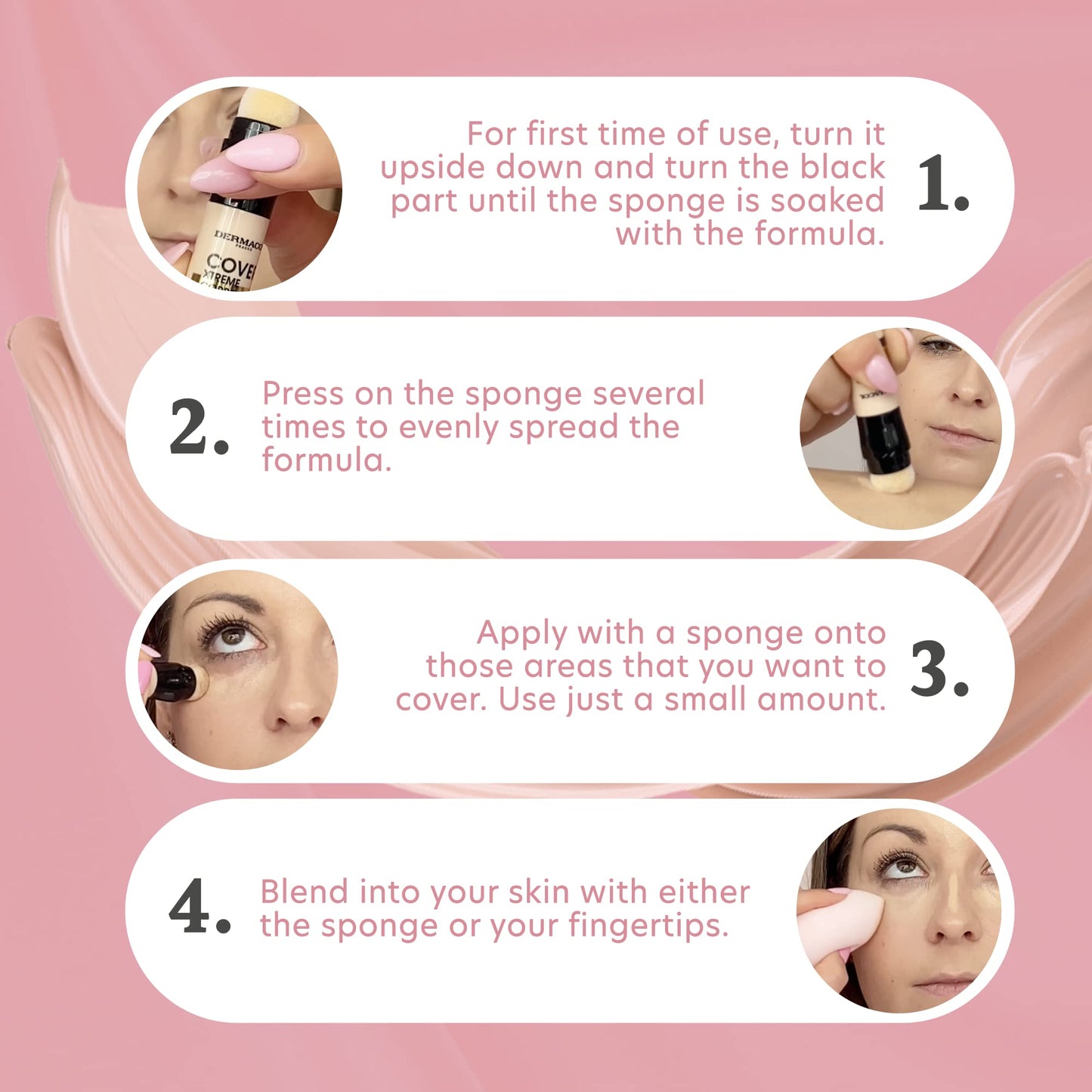 Dermacol - Cover Xtreme Corrector Contour Stick, Long Lasting Non-Allergenic Liquid Contour with SPF30, High Coverage Light Formula Corrector
