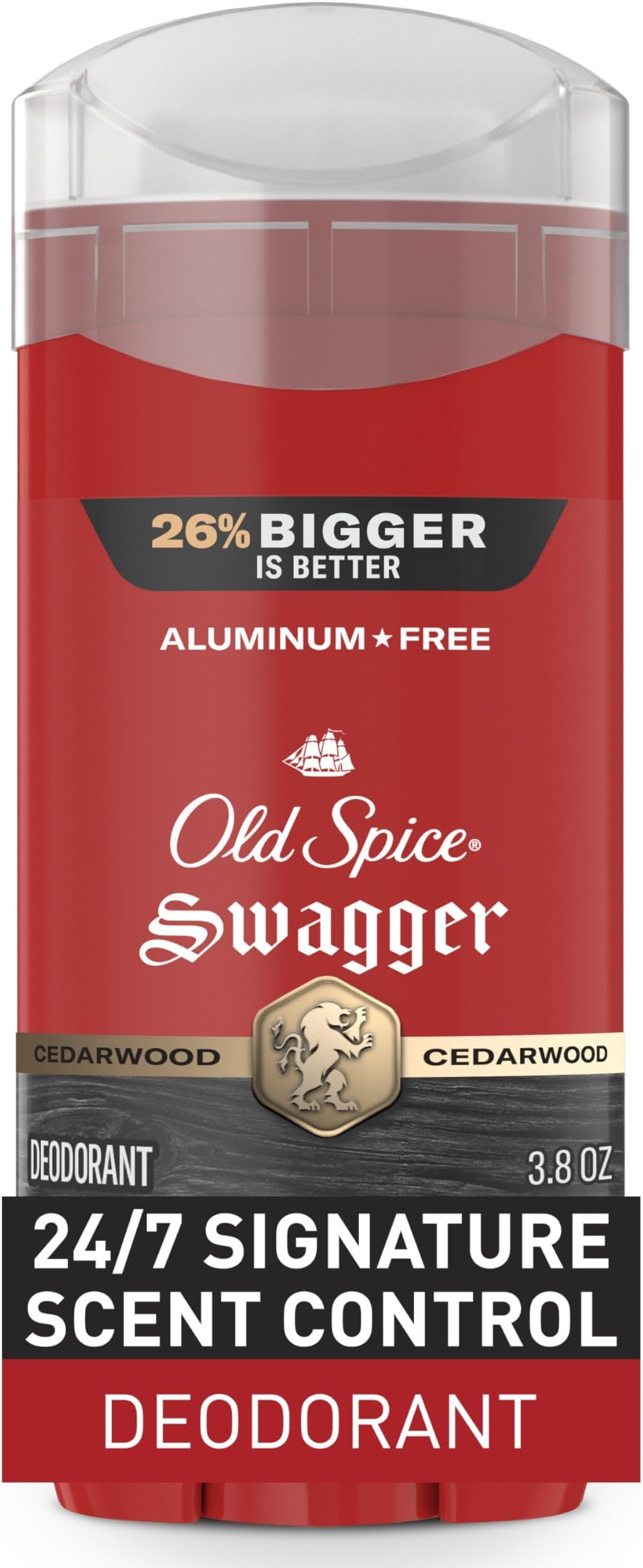 Old Spice Aluminum Free Deodorant for Men, 24/7 Protection to Eliminate Odors, 24/7 Freshness & Lasting Scent, Swagger with Lime & Cedarwood Scent Beauty and Personal Care Old Spice Default Title