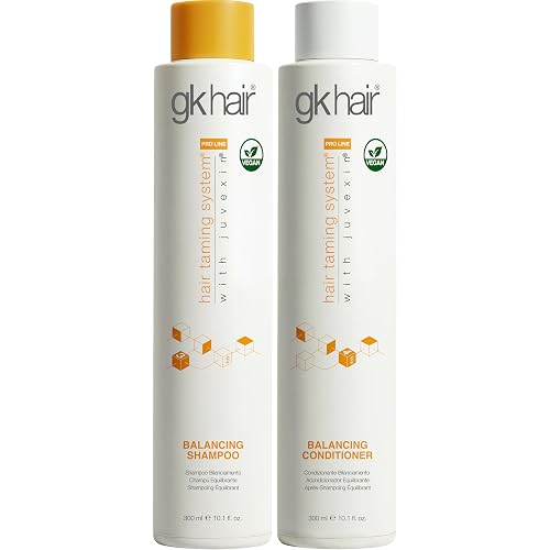 GK HAIR Balancing Shampoo and Conditioner Set for Oily Hair Upto 72-Hour Freshness Best Shampoo and Conditioner for Greasy Scalp Build Up Dirt, Skip