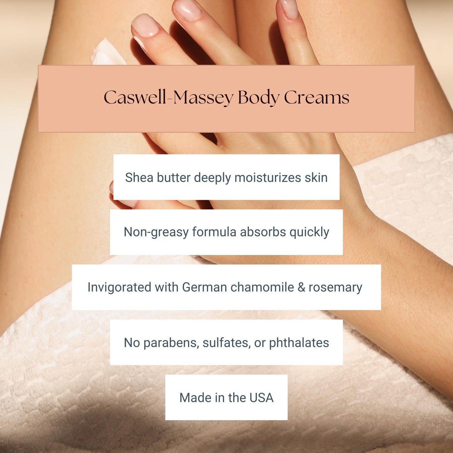 Caswell-Massey Elixir of Love Body Cream, Scented Body Lotion for Women, Natural Scented Moisturizer, Soothing, Velvety-Smooth Formula, 8 Fl Oz Jar