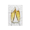 3D Rose TWL_4573_1 Happy New Year Towel, 15 x 22