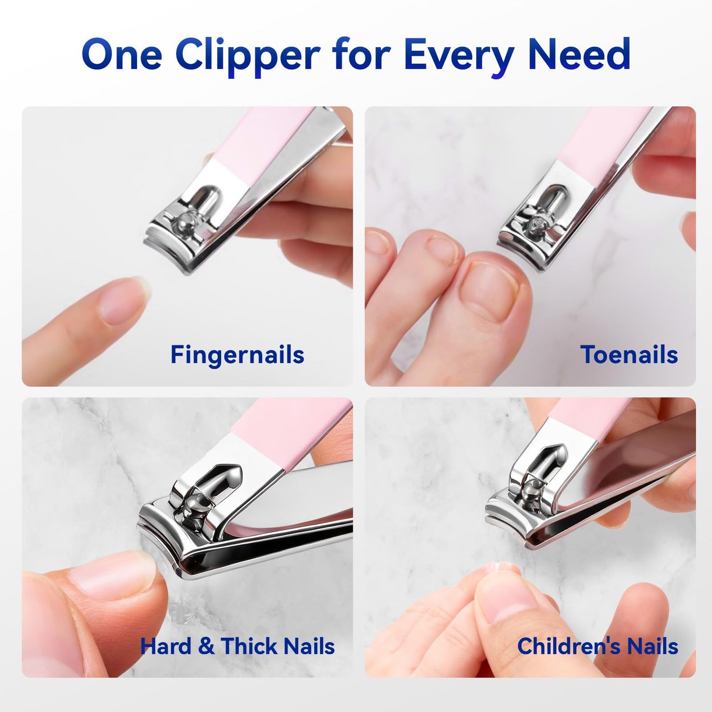 Makartt Nail Clippers - Sharp Nail Cutters, Fingernail & Toenail Clippers for Thick Nails, Curve Edge Portable Nail Clipper Set for Men & Women Beauty and Personal Care Makartt