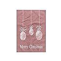 3D Rose White Ornaments Pink Christmas-Holiday Inspirations TWL_39369_1 Towel, 15" x 22"