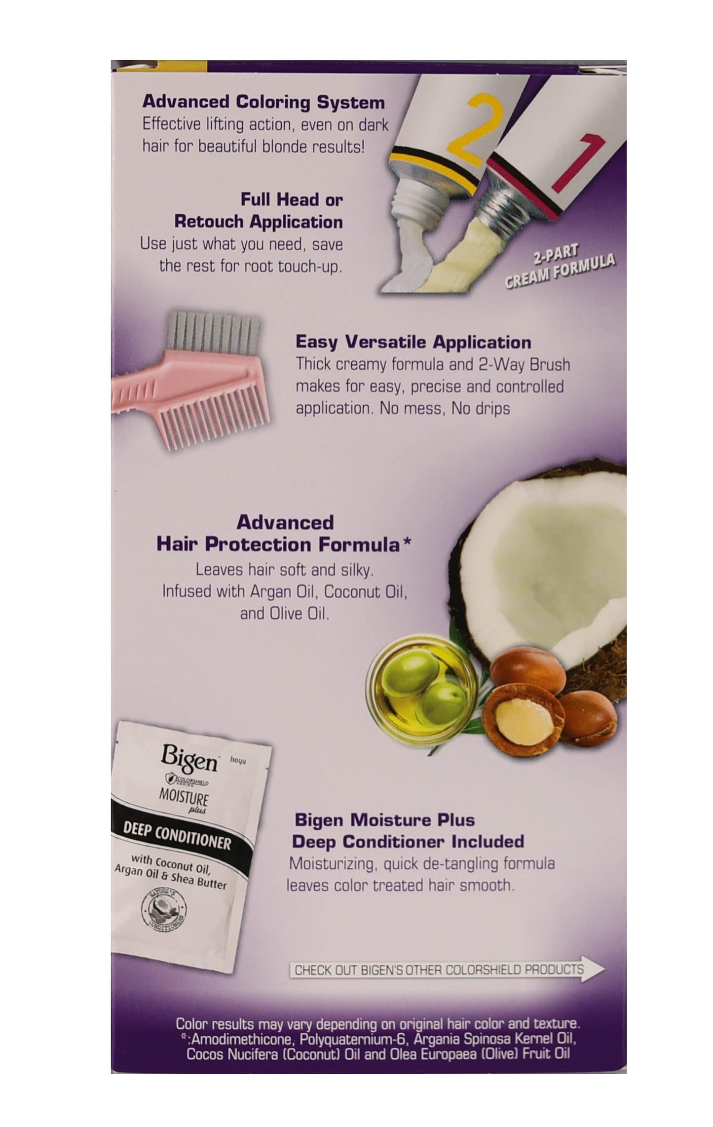 Bigen High-Lift Easy Color Permanent Hair Coloring Kit Honey Blonde 6HB 2.82 Oz (Pack of 2)