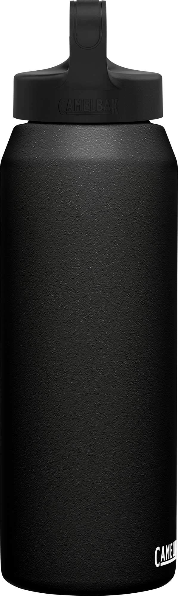 CamelBak Carry Cap Bottle - Vacuum Insulated Stainless Steel - Easy Carry, 32oz, Black