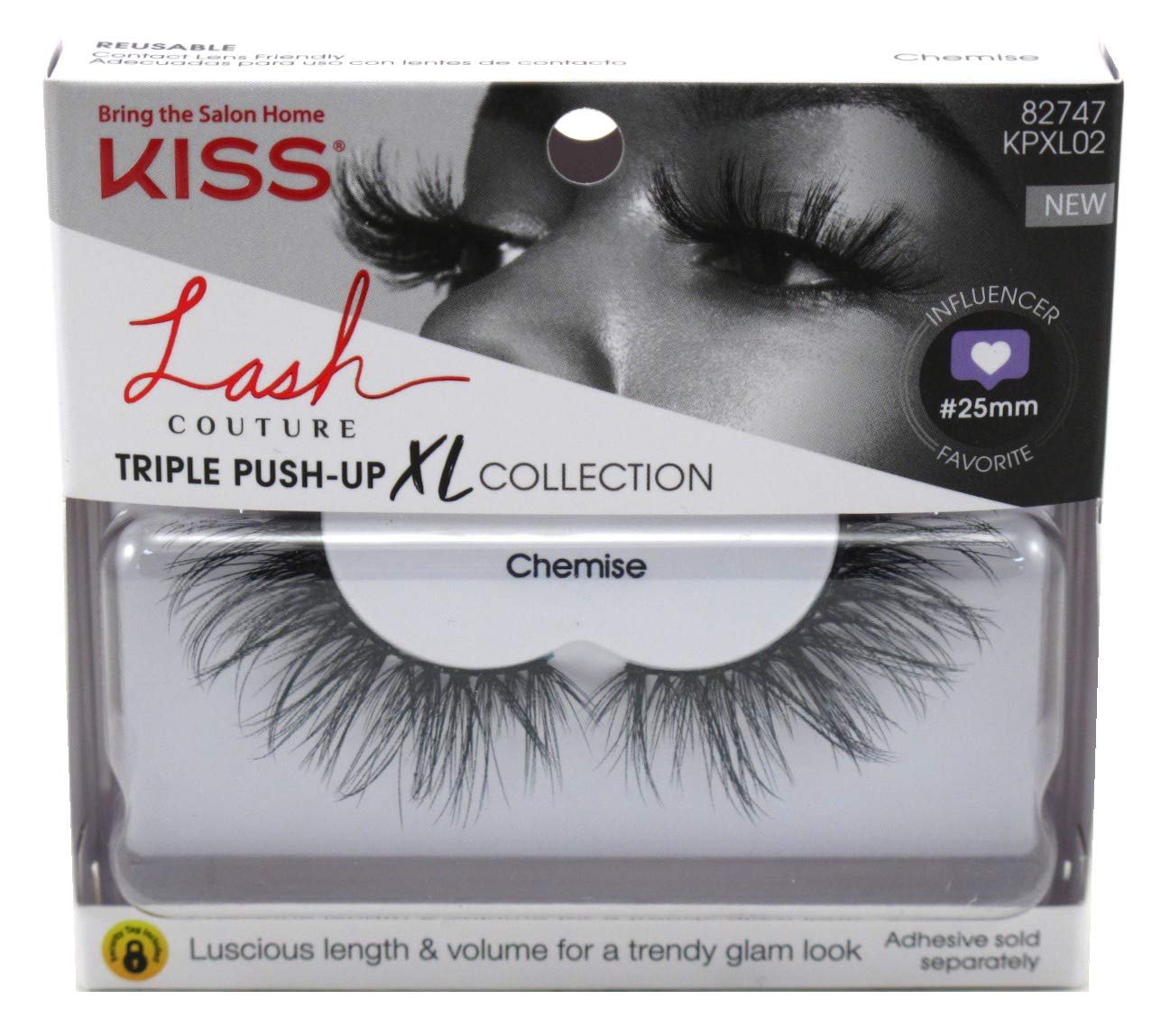 Kiss Lash Couture Triple Push- Up Xl Chemise (Pack of 6)