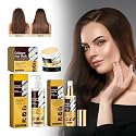 BAYUELSWU Collagen Hair Mask Set Hair Repair Set with Shampoo & Argan Oil Treatment Deep Repair Conditioning for Dry Damaged Hair All Hair Types