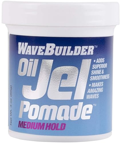 WAVEBUILDER Oil Jel Pomade Medium Hold, 3.5 OZ