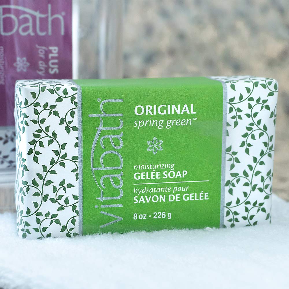 Vitabath Moisturizing Gelee Soap, Plus for Dry Skin, 8 Ounce