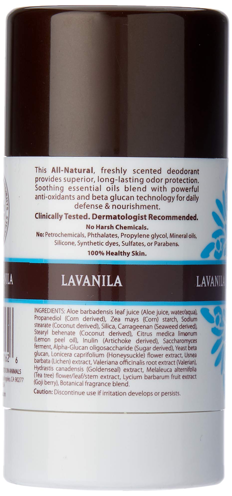 Lavanila - The Healthy Deodorant. Aluminum-Free, Vegan, Clean, and Natural - Vanilla Coconut 2 oz