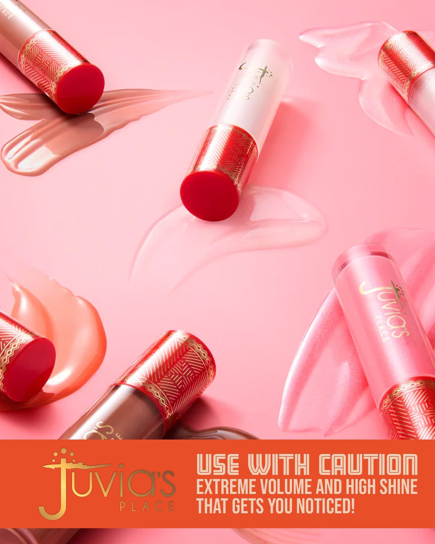 Juvia's Place Beautiful Big Lip Plumper - Clear Sensation | Crystal Clear Gloss with Maximum Plumping Power, & Defined Lips | Hydrating & High-Shine