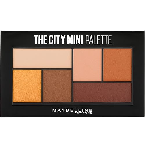 Maybelline New York The City Mini Eyeshadow Palette Makeup, Hi-Rise Sunset, 0.14 oz.