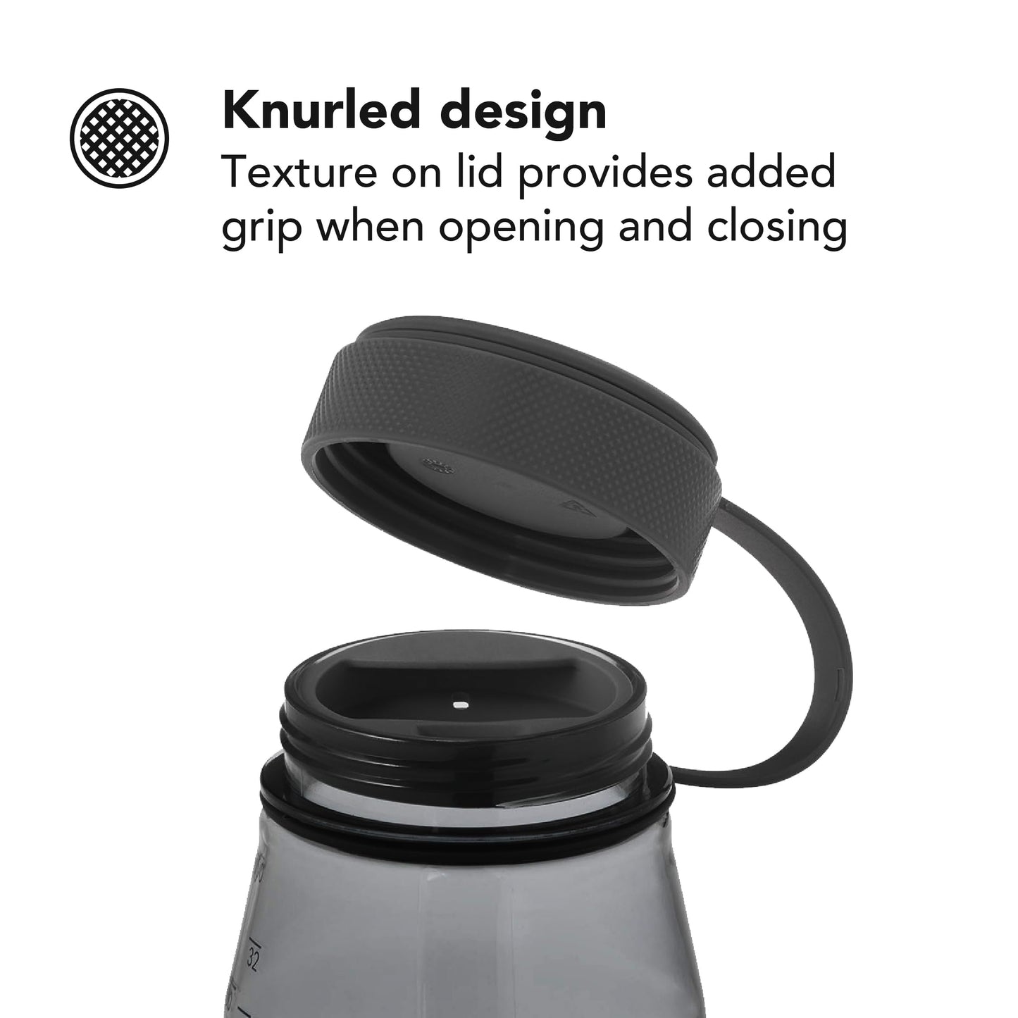 MiiR Everywhere Bottle 33oz - Lightweight and Durable Recycled Plastic Water Bottle, Dishwasher Safe Water Bottle with Silicone Splash Guard…