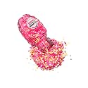 Neva Nude Face and Body Glitter Keychain - Holographic Chunky Loose Glitter for Festivals, Raves, and More | Cosmetic Grade | Super Sparkly (Raspberry