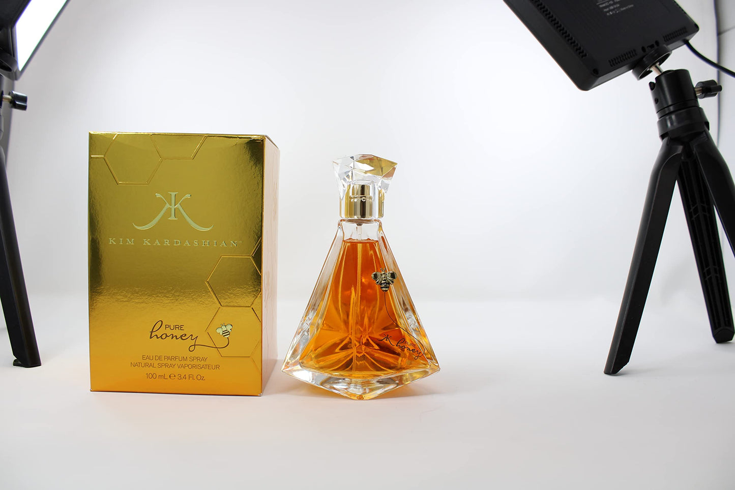 Kim Kardashian Pure Honey Eau de Parfum Spray for Women, 3.4 Ounce
