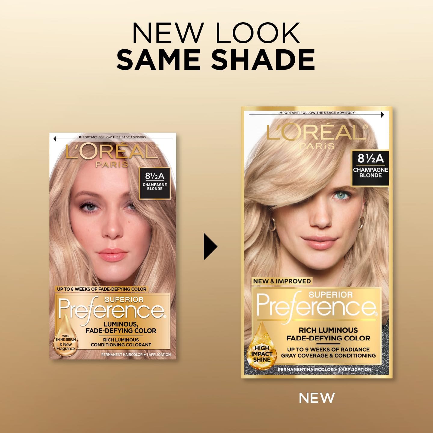 Loreal Preference # 8.5A CHAMPGNE BLNDE Size: KIT