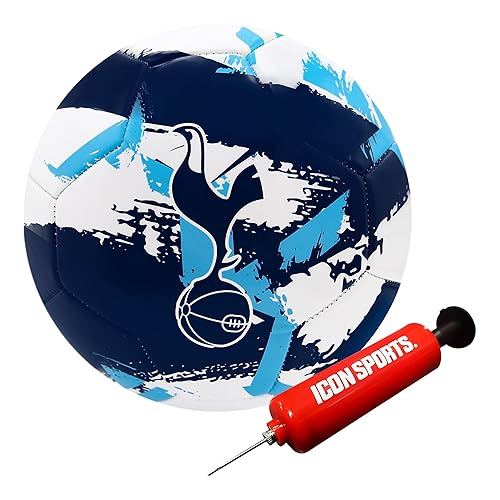 Icon Sports Official Tottenham Hotspur FC Soccer Ball - TOT93BL Navy Size 5