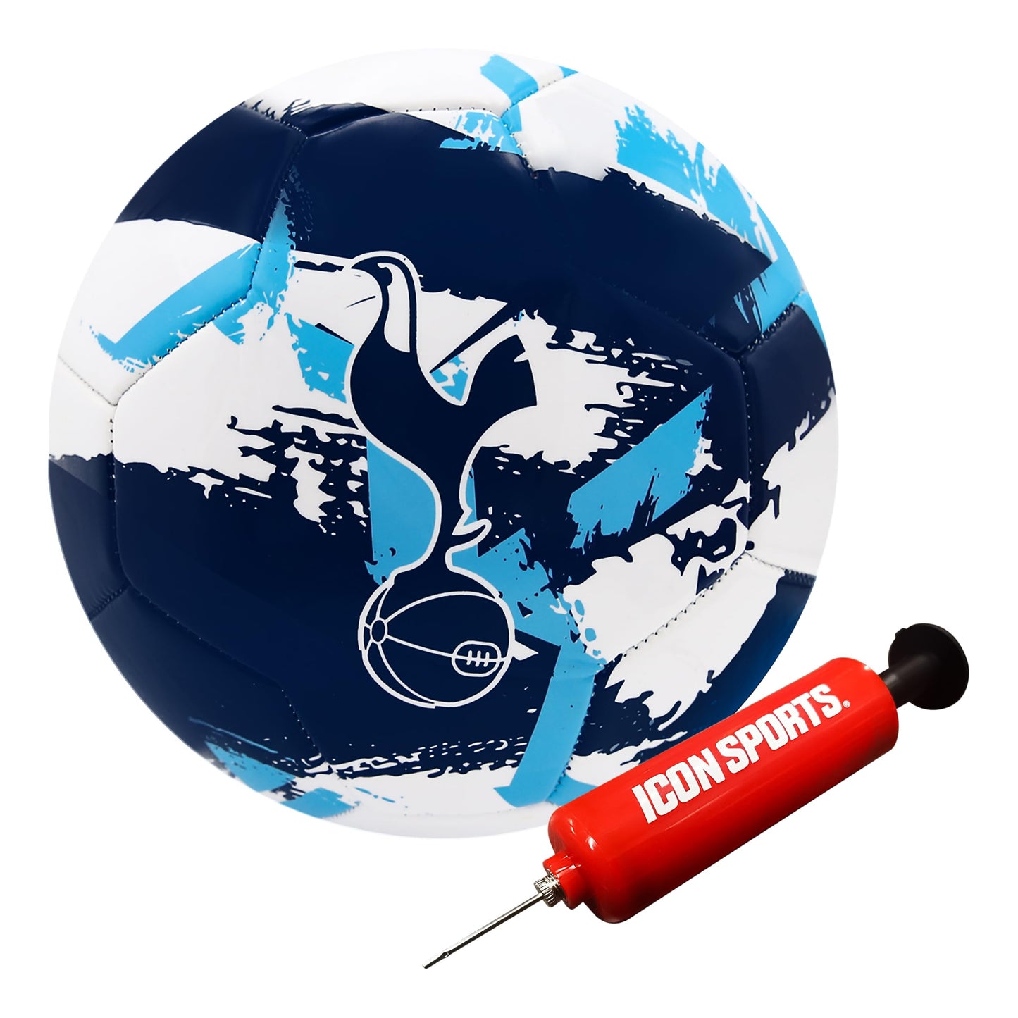 Icon Sports Official Tottenham Hotspur FC Soccer Ball - TOT93BL Navy Size 5