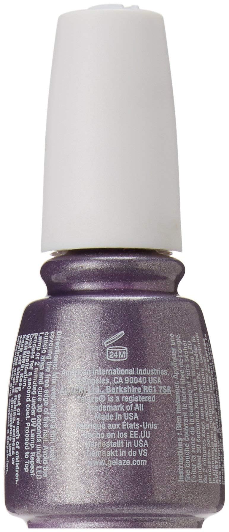 Gelaze Avalanche Gel-N-Base Polish, 0.5 Fluid Ounce Beauty & Personal Care China Glaze