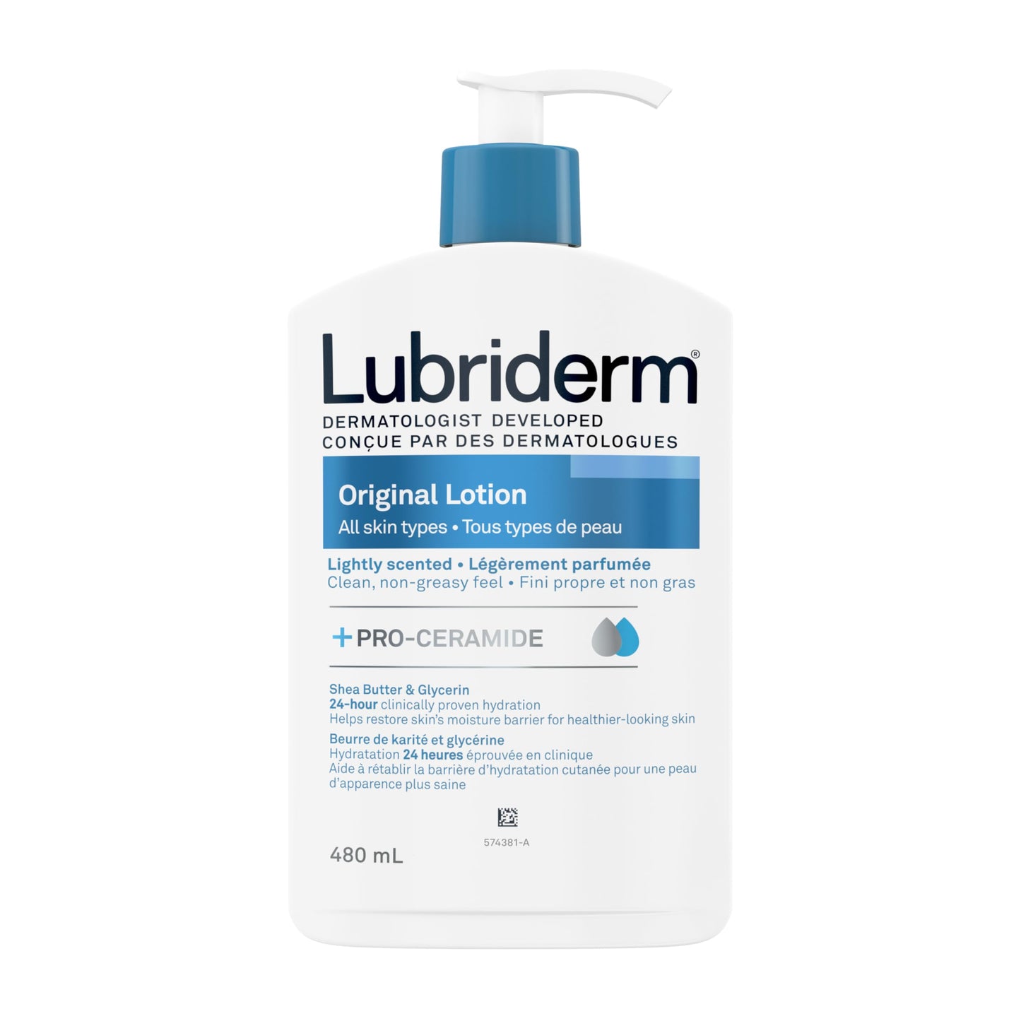 Lubriderm Daily Moisture Lotion, Lightly Scented 16 Fluid Ounces