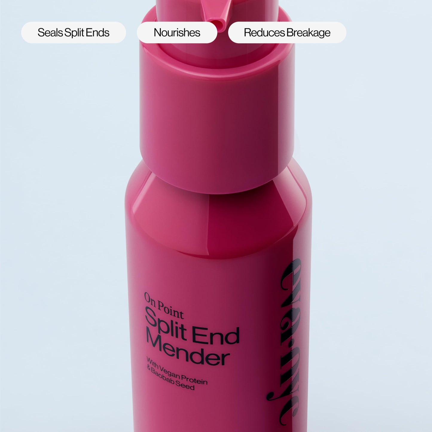 Eva NYC Split Ends Treatment for Dry Damaged Hair - Reduce Breakage + Seal Split Ends with Vegan Protein + Baobab Seed - Hair Serum for Softer