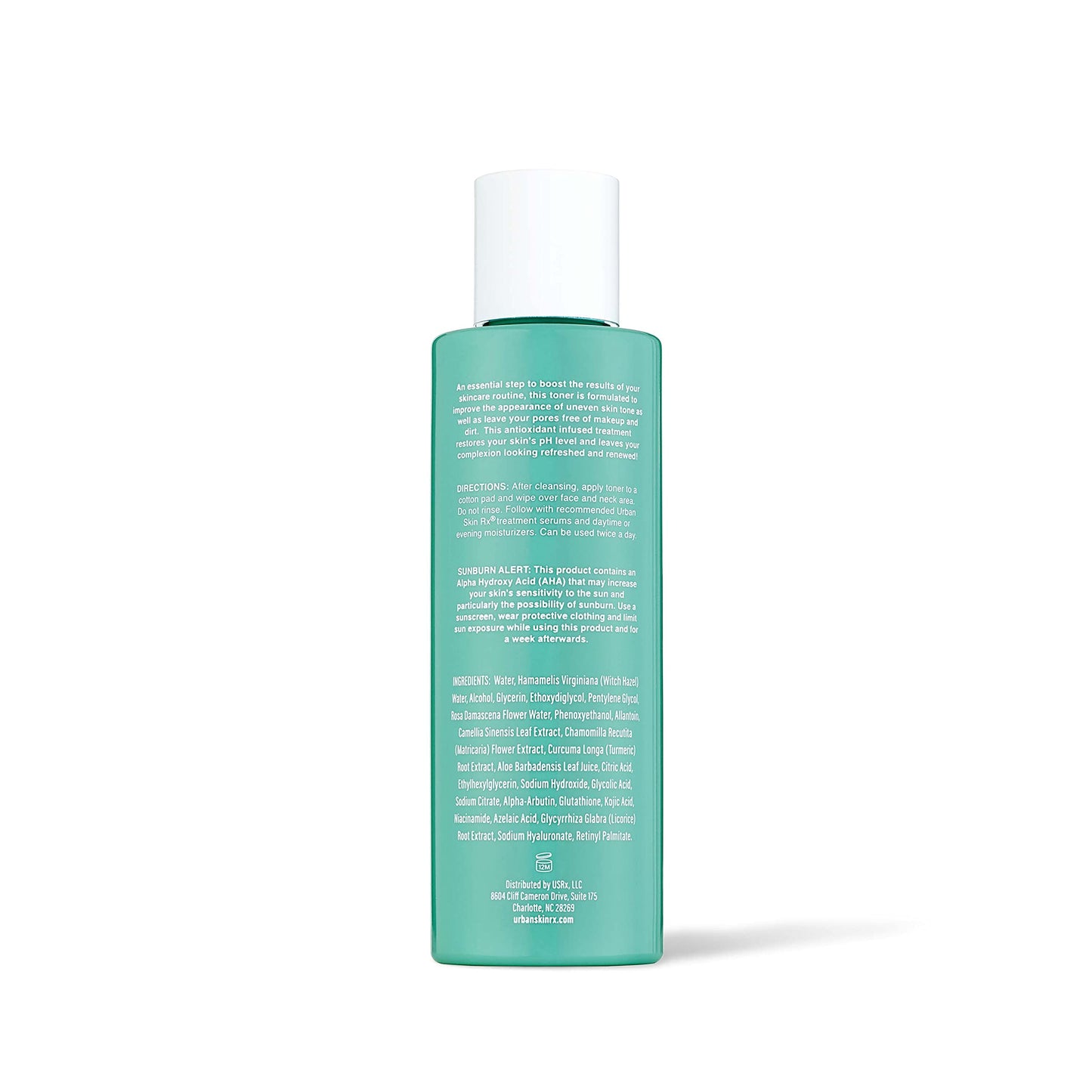 Urban Skin Rx® Witch Hazel Brightening & pH Balancing Toner, Exfoliated & Clarifies Clogged Pores, Improves The Appearance of Uneven Skin Tone