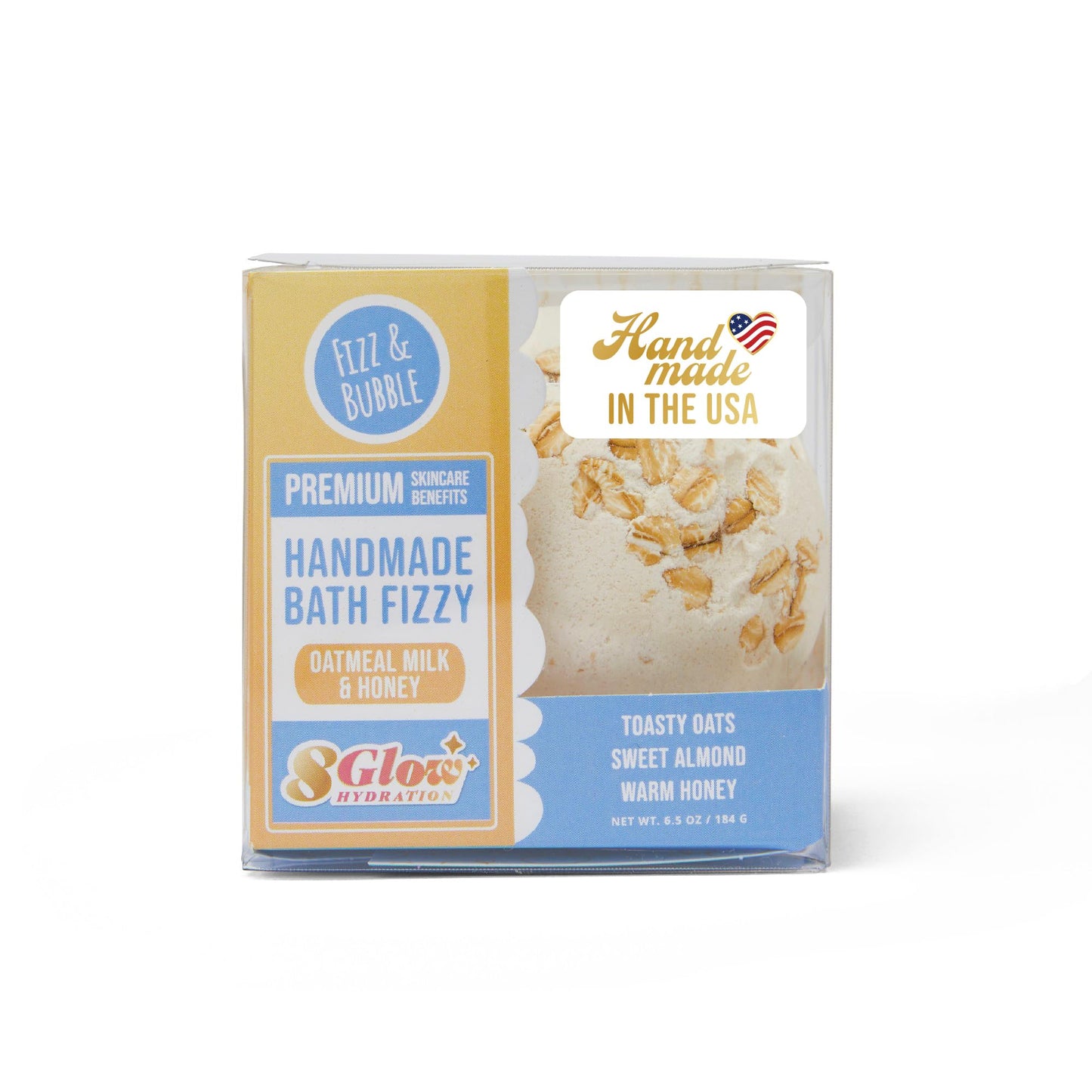 Artisian Bath Fizzies Parent (Oatmeal, Milk, Honey)