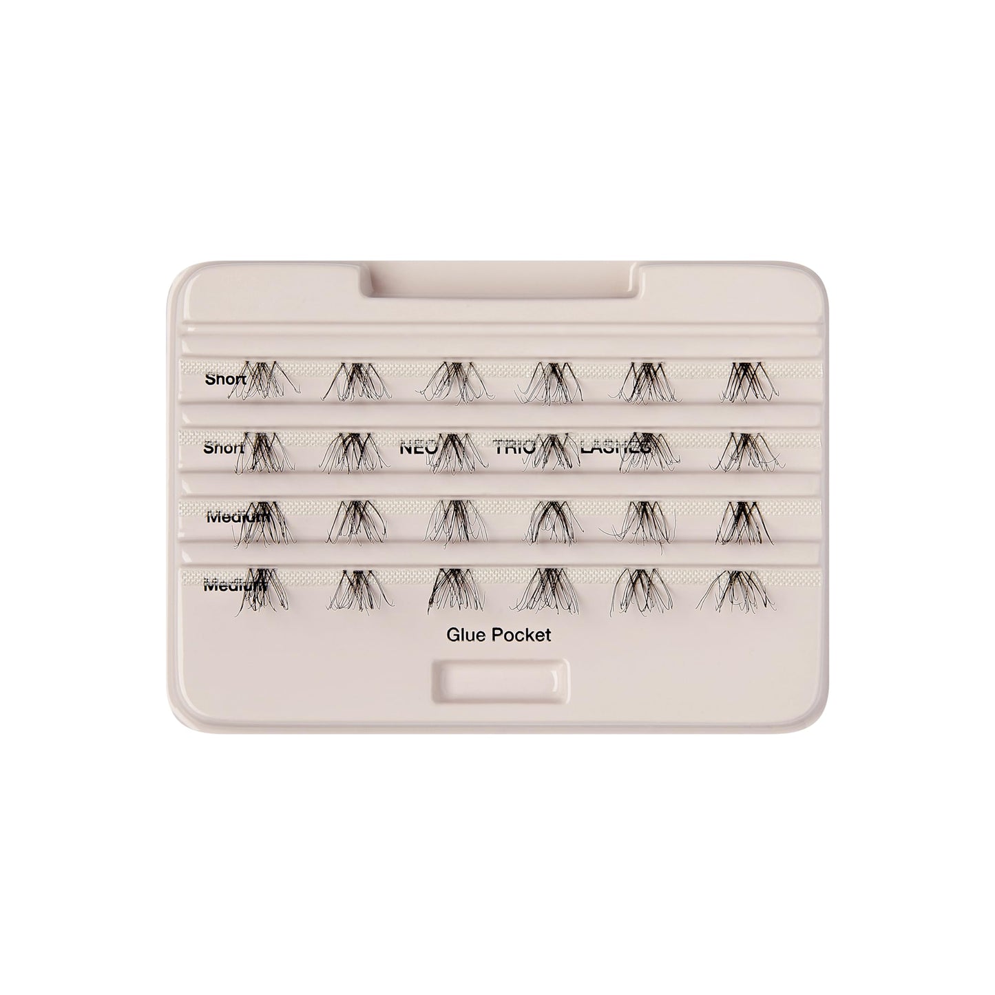 KISS The New Natural, False Eyelashes, 'Neo', 12mm-14mm, Includes 24 Wisps, Easy to Apply, Reusable Lash Clusters