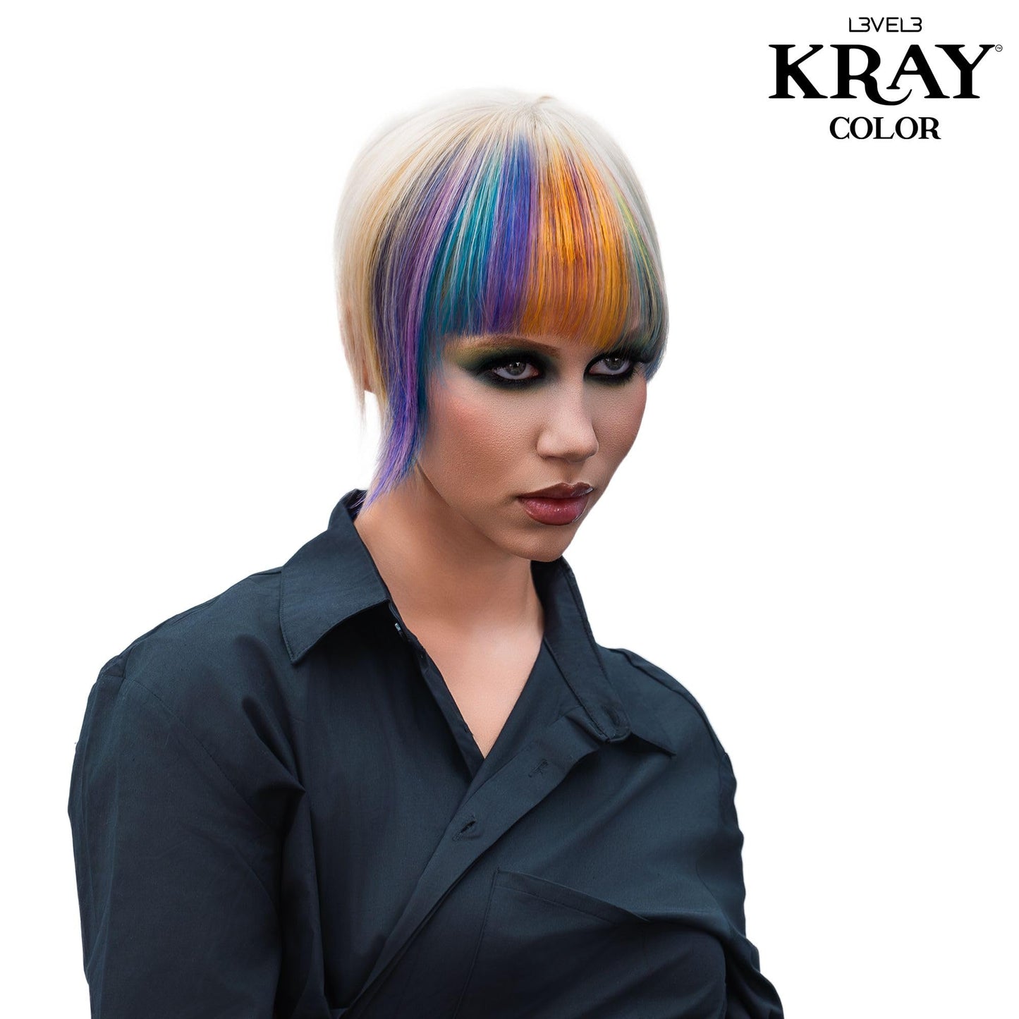 L3 - Level 3 Kray Semi Permanent Hair Color - Semi Permanent Hair Dye with Aloe Vera - Light Violet