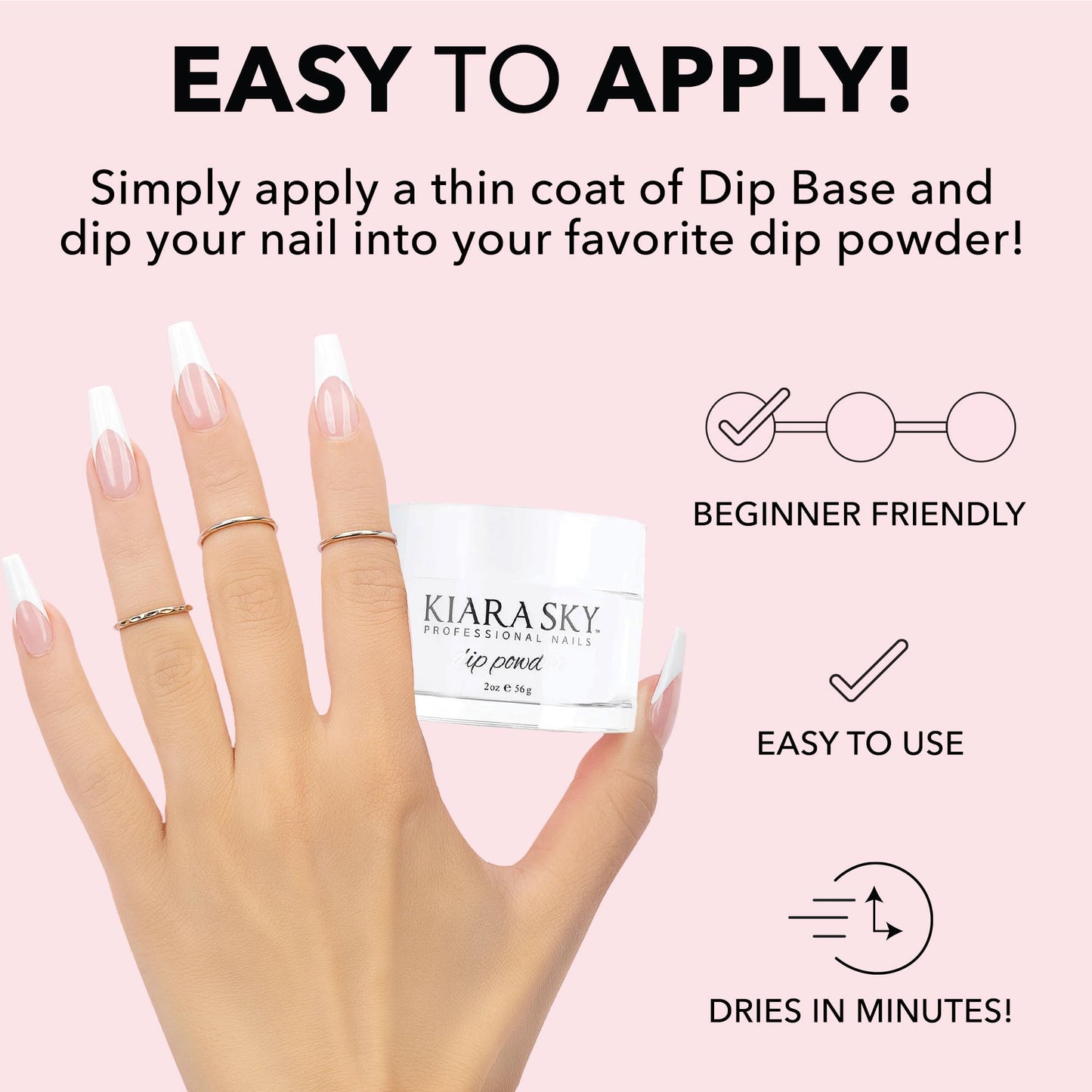 Kiara Sky Dip Powder Essentials 2 oz, Clear Beauty & Personal Care KIARA SKY