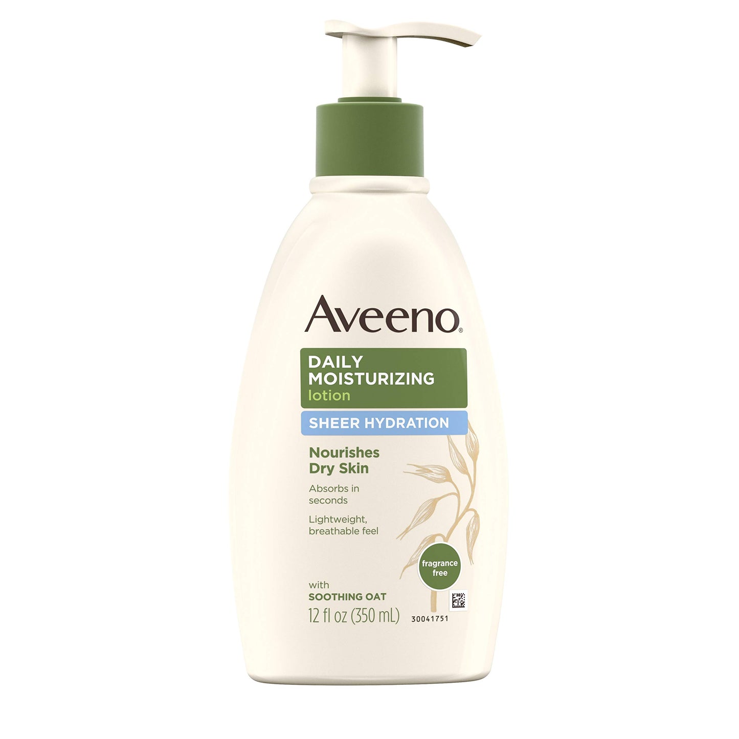 Aveeno Sheer Hydration Daily Moisturizing Lotion For Dry Skin With Soothing Oat, Lightweight, Fast-Absorbing & Fragrance-Free Intense Body