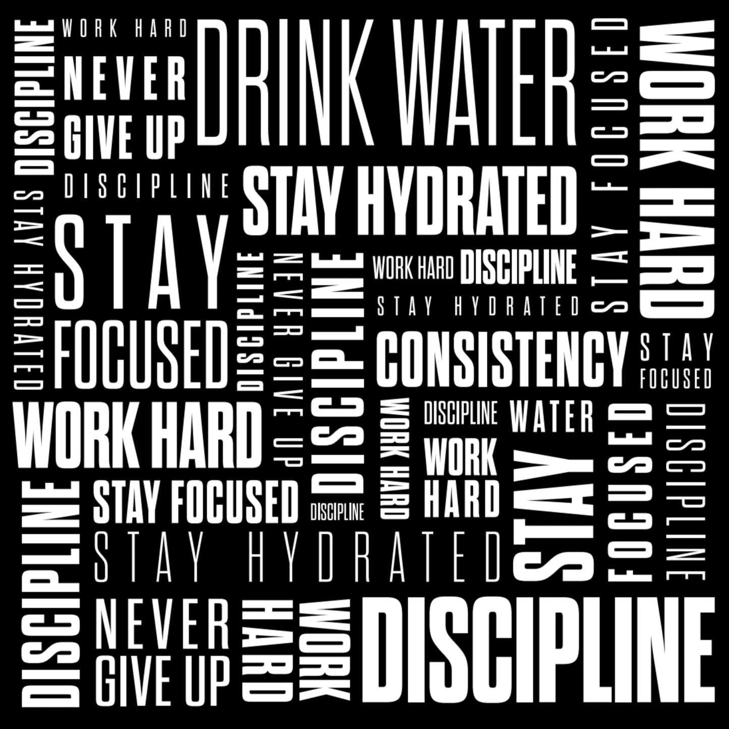 Gallon Gear 1 Gallon Fitness Hydration Cover | Neoprene Insulated Cooling & Portable Gym Water Bottle Carrier | CASE with Storage Pockets (Motivation…