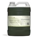 Hemp Seed Oil - Pure, Unrefined, Cold Pressed, All-Natural Non-GMO, Extra Virgin, Undiluted, Carrier Oil - Bulk 128 oz / 1 Gallon - Tinctures, Blends