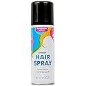 Neon Black Temporary Hair Spray (4.5 fl. oz) 1 Count - Easy-to-Use Colorful Hair Styling for Festivals, Parties, and Events