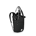 Osprey Arcane Zip Top Tote Backpack, Black