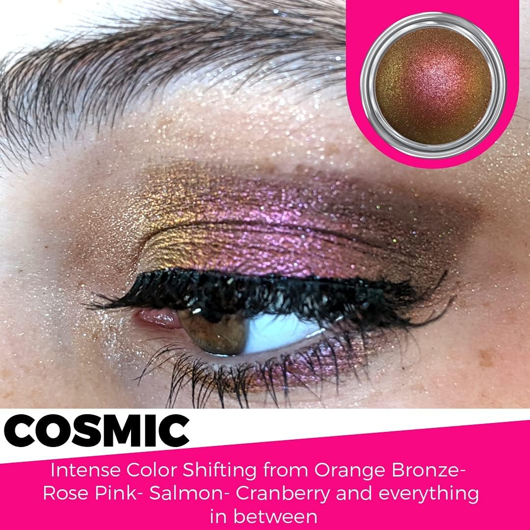 Concrete Minerals MultiChrome Eyeshadow, Intense Color Shifting, Longer-Lasting With No Creasing, 100% Vegan and Cruelty Free, Handmade in USA, 1.5