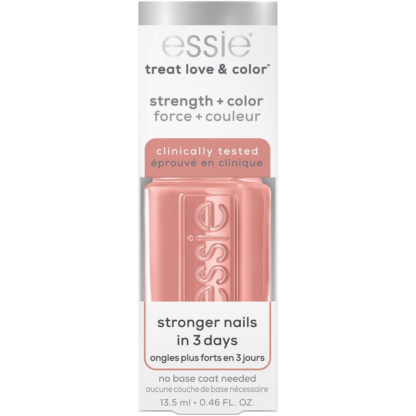 essie Treat, Love and Color, Strength and Color Nail Care Polish, Full Coverage Soft Neutral Nail Polish, Final Stretch, 0.46 Ounce Beauty & Personal Care essie