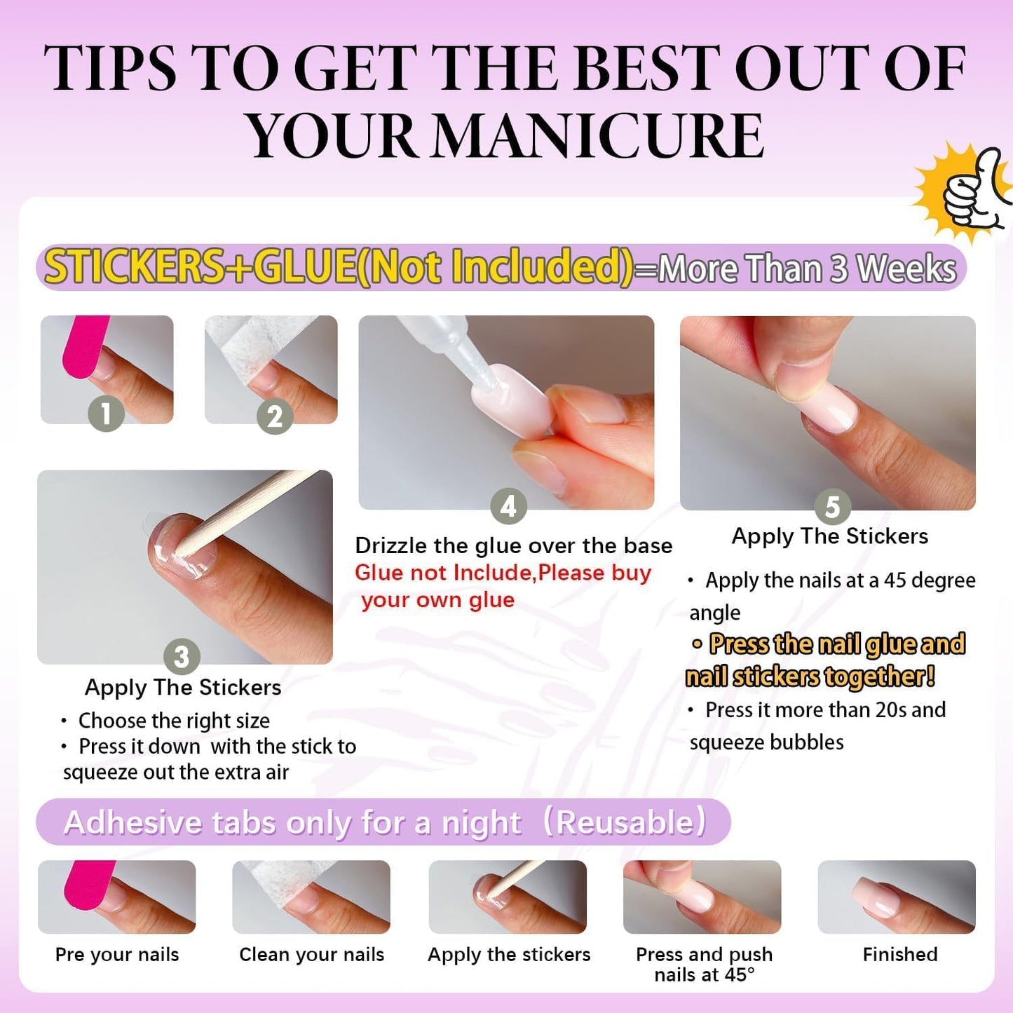 KQueenest Gradient Pink French Press on Nails Short Oval,Natural Acrylic Fake Nails with Design,Short Almond French Tip Nails Press On,Ombre Glue On Beauty and Personal Care KQueenest