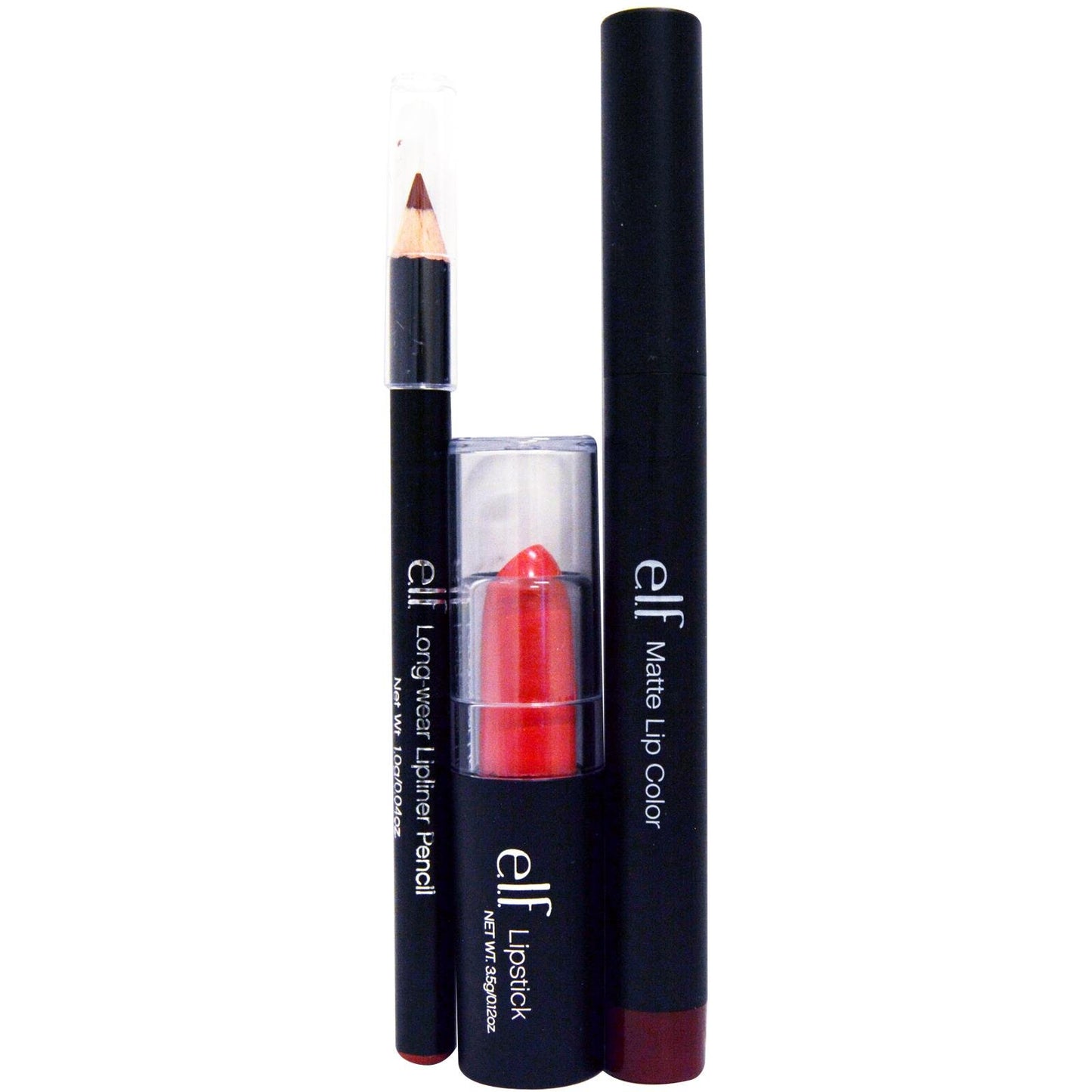 e.l.f. Lip Set, Warm, 0.21 Ounce