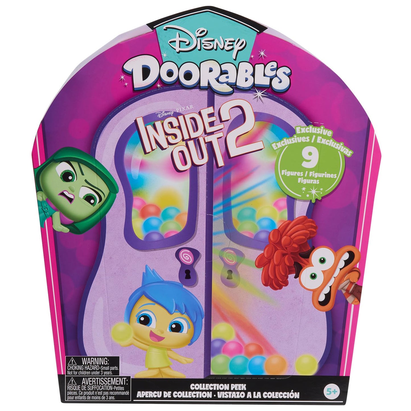 Disney Doorables Inside Out 2 Collection Peek Figures, Kids Toys for Ages 5 Up by Just Play