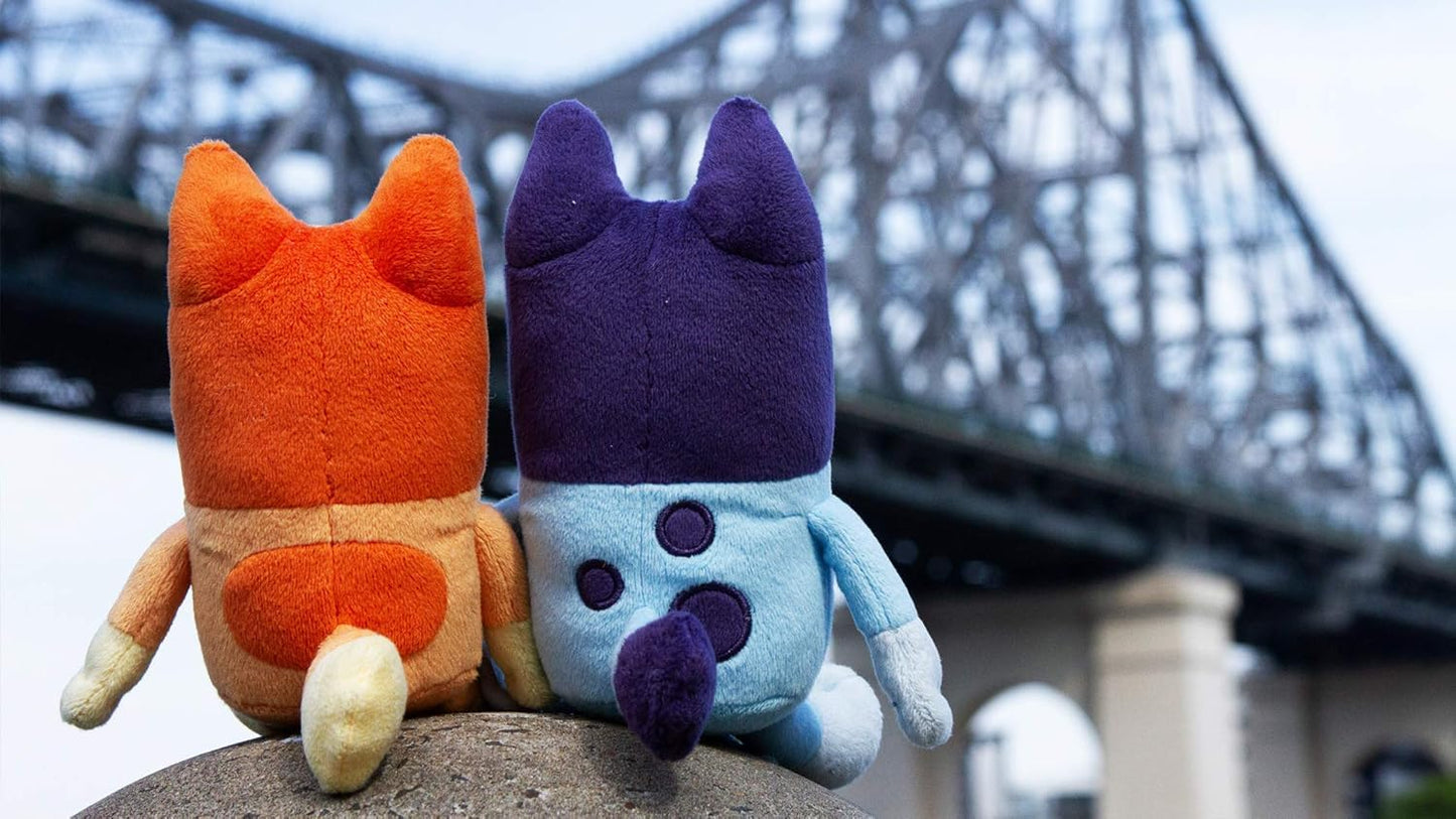 Bluey & Bingo Small Plush Bundle - 2 Pack Soft Stuffed Animals for Kids, Perfect Size for Little Hands, Cuddly Travel Toys, Embroidered Faces, Gift…